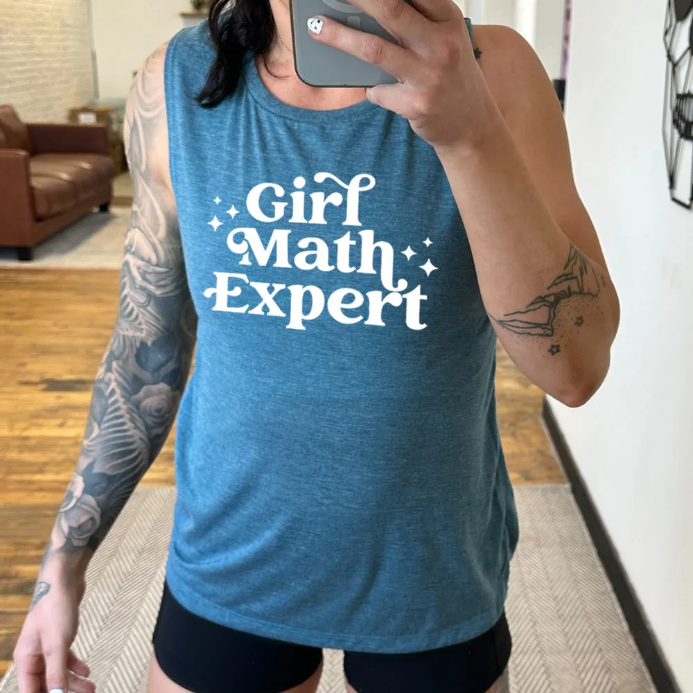 Girl Math Expert Muscle Tank