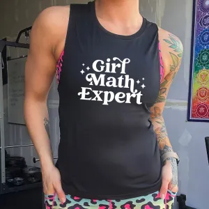 Girl Math Expert Muscle Tank