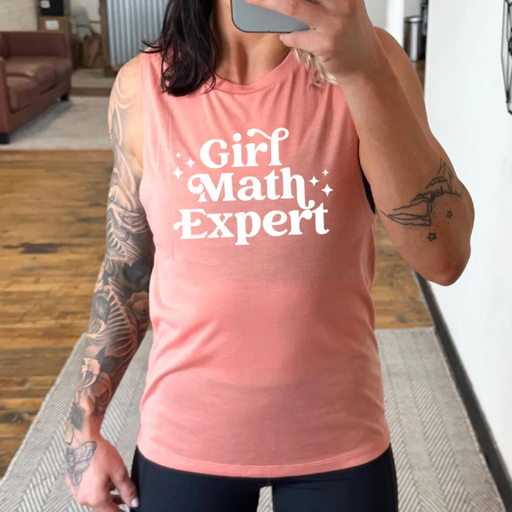 Girl Math Expert Muscle Tank