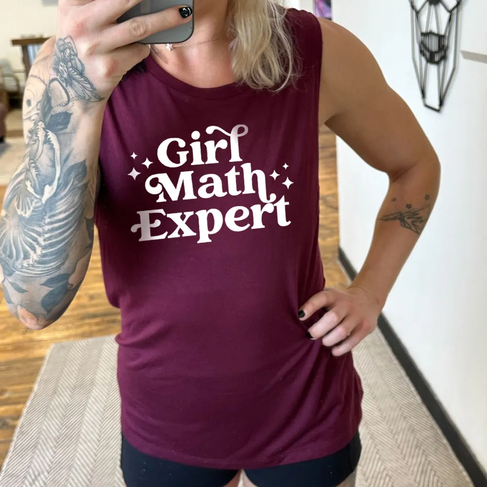 Girl Math Expert Muscle Tank