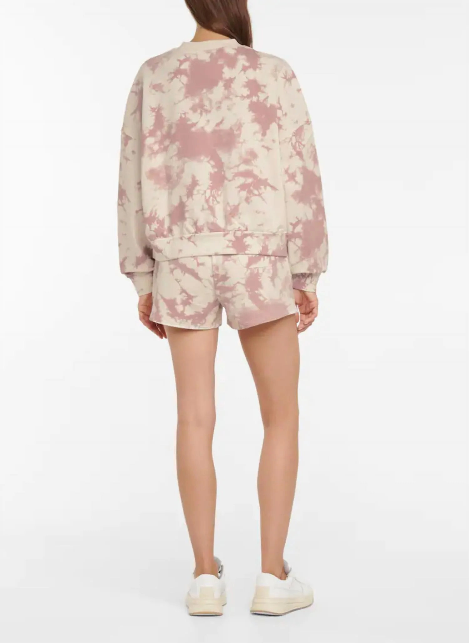 Glade Short In Taupe Tie Dye