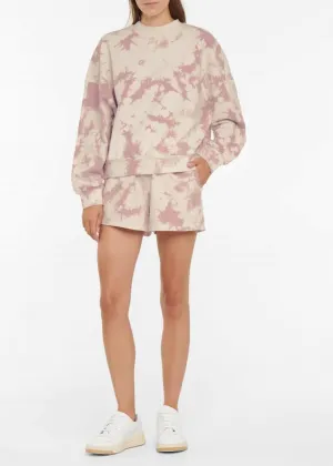 Glade Short In Taupe Tie Dye