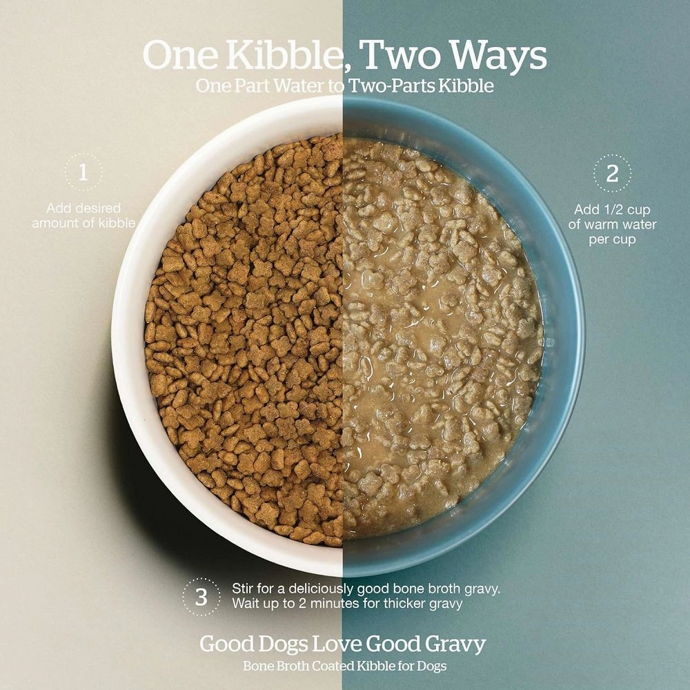 Good Gravy - Cage-Free Chicken Coated in Bone Broth Small Breed Adult Dog Dry Food