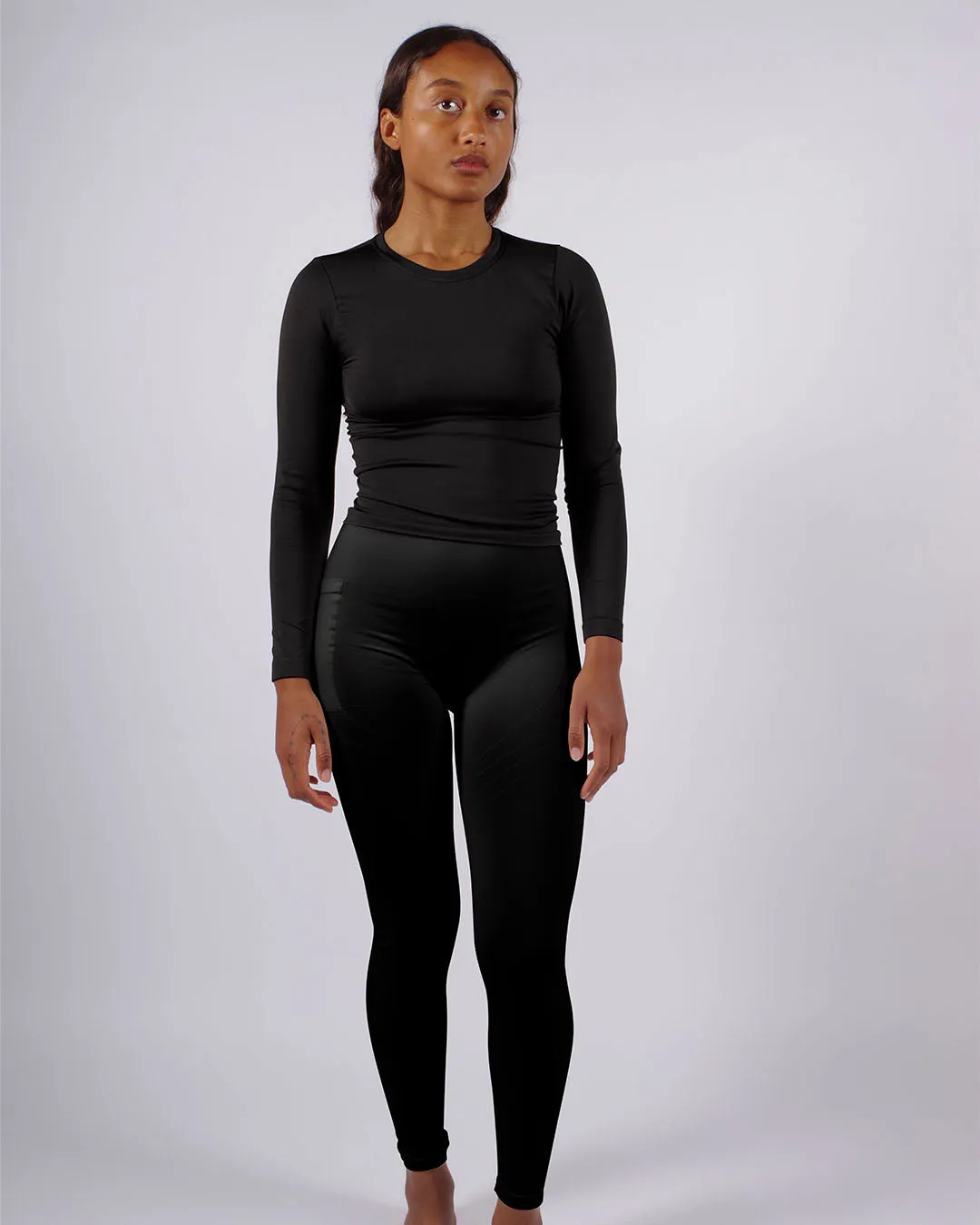 GRACIOUS Long Sleeved Top | Black