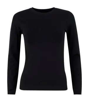 GRACIOUS Long Sleeved Top | Black