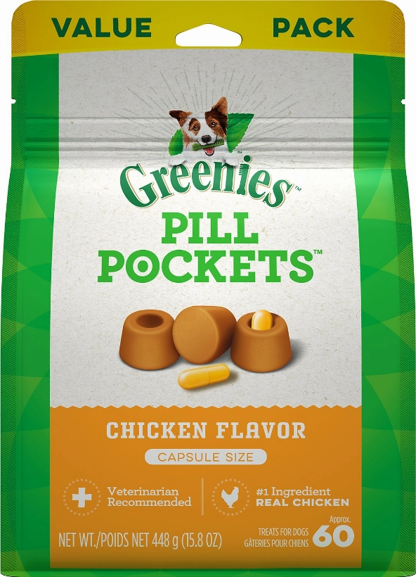 Greenies Pill Pockets  Capsules Chicken Flavor