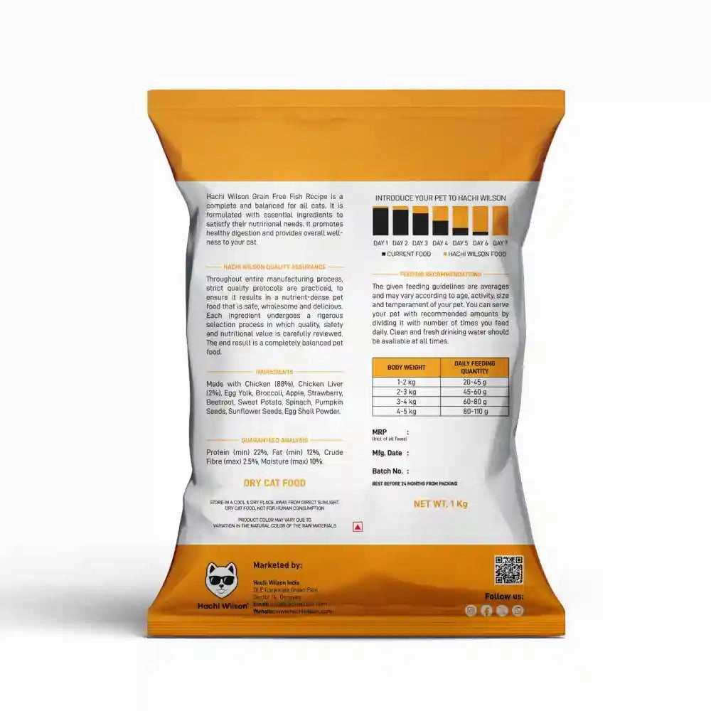 Hachi Wilson Grain Free Chicken Adult Cat Dry Food