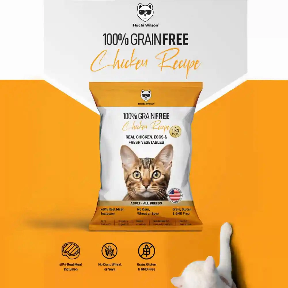 Hachi Wilson Grain Free Chicken Adult Cat Dry Food