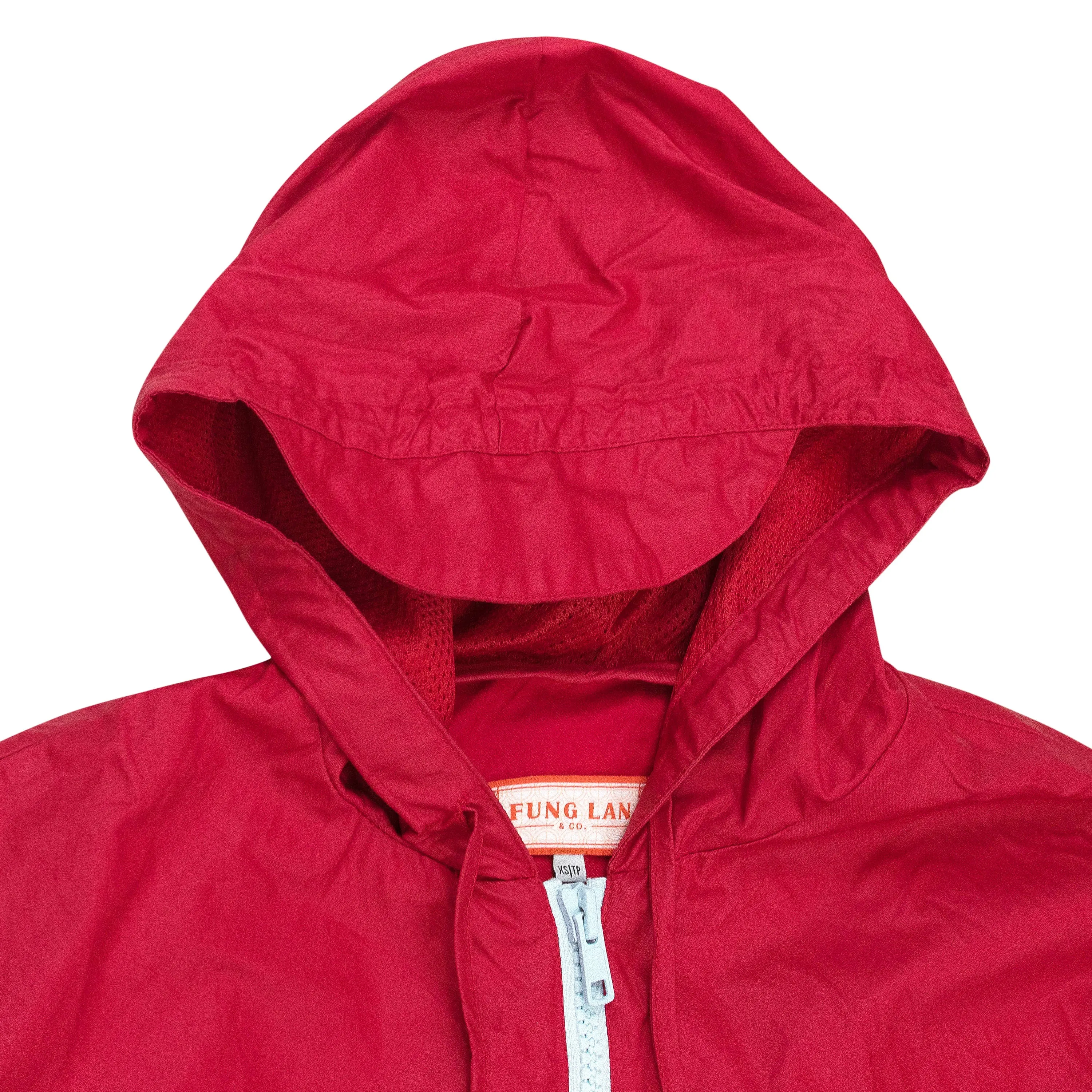 HALF ZIP ANORAK RED/BLUE JACKET