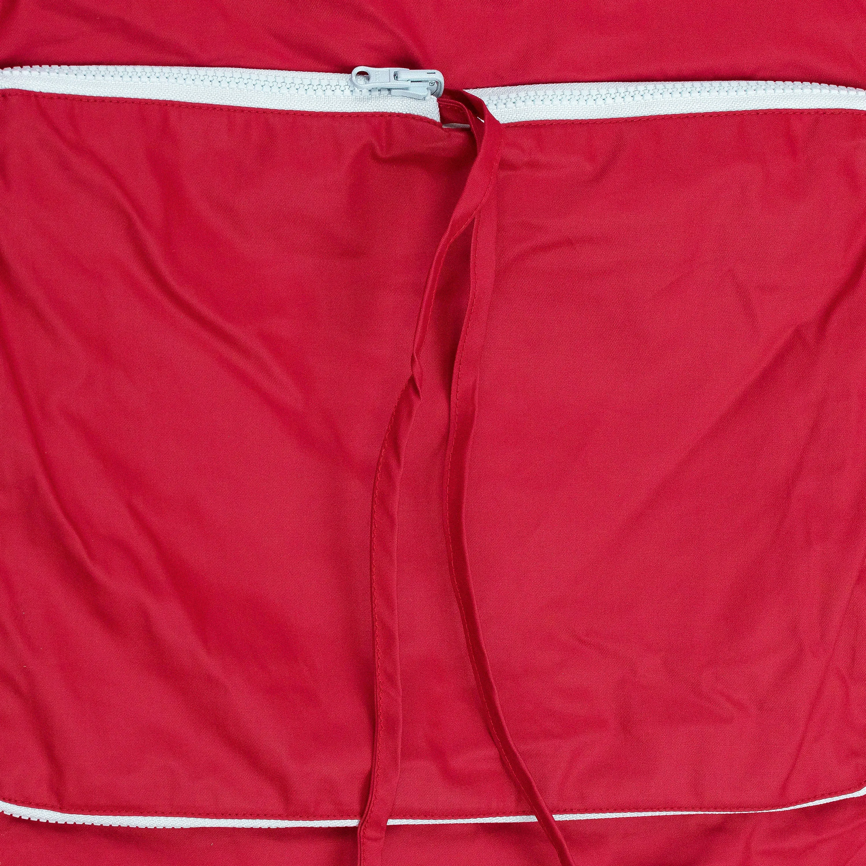 HALF ZIP ANORAK RED/BLUE JACKET