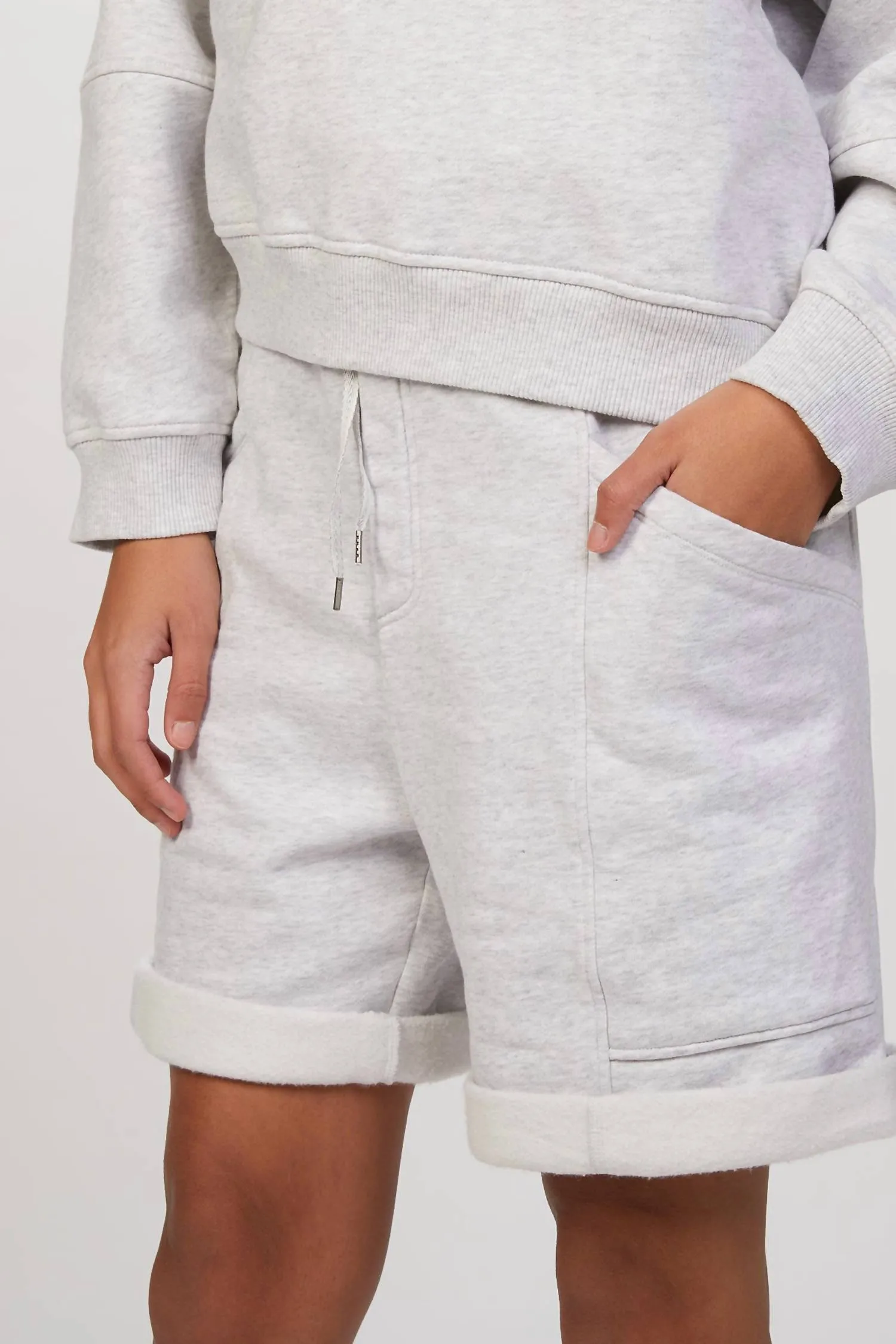 Harlow Shorts In Birch Heather
