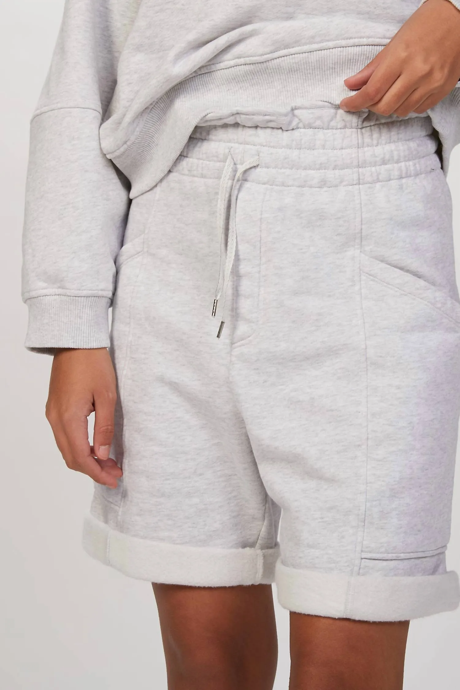 Harlow Shorts In Birch Heather