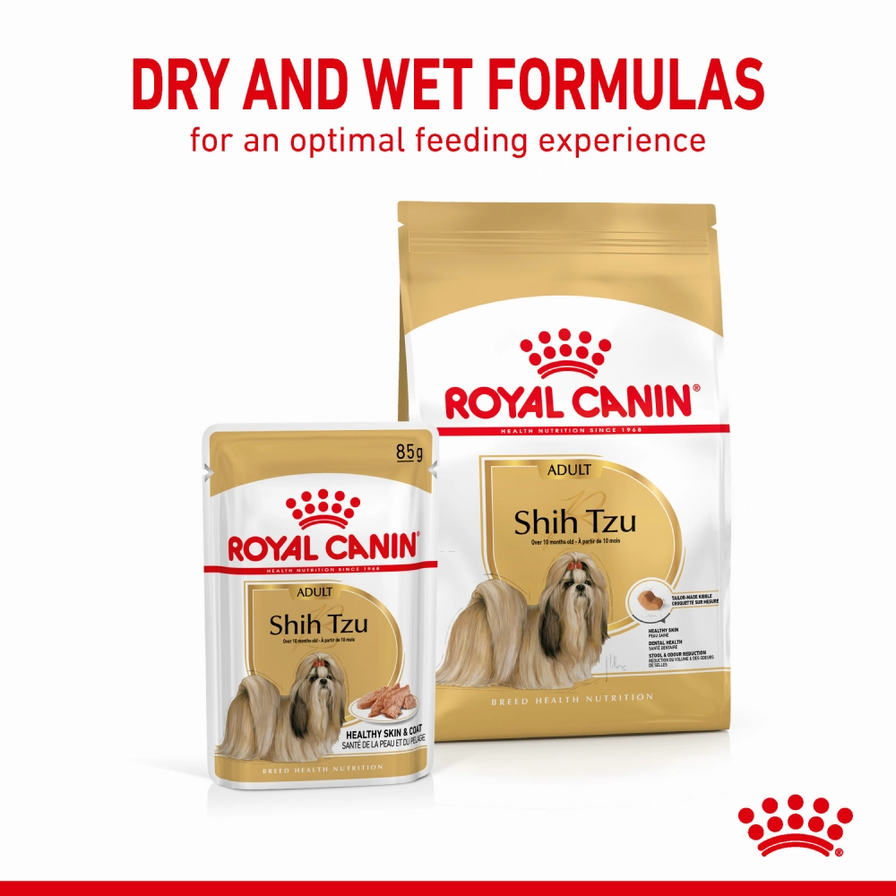 Henlo Baked Adult Dry Food and Royal Canin Loaf In Gravy Shih Tzu Adult Wet Food Combo