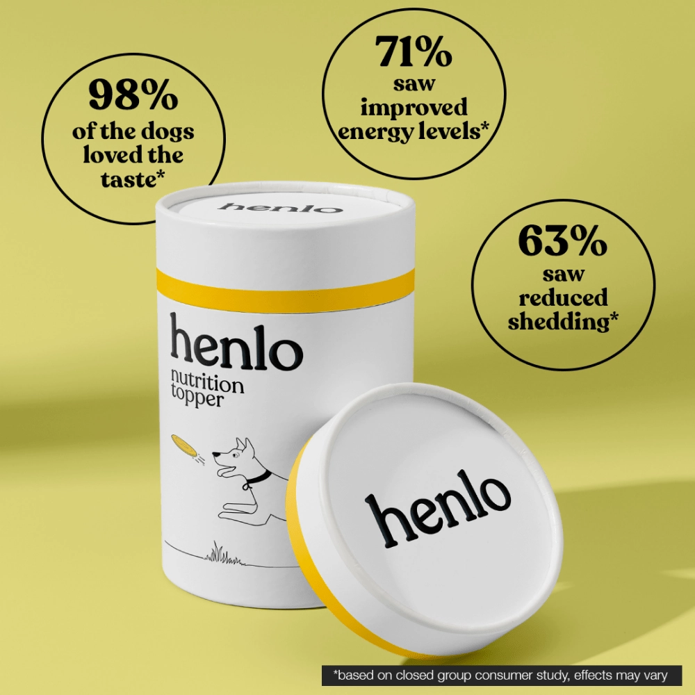 Henlo Everyday Topper for Home Cooked Food and Bark Out Loud Skin & Coat Sardine Oil for Dogs Combo