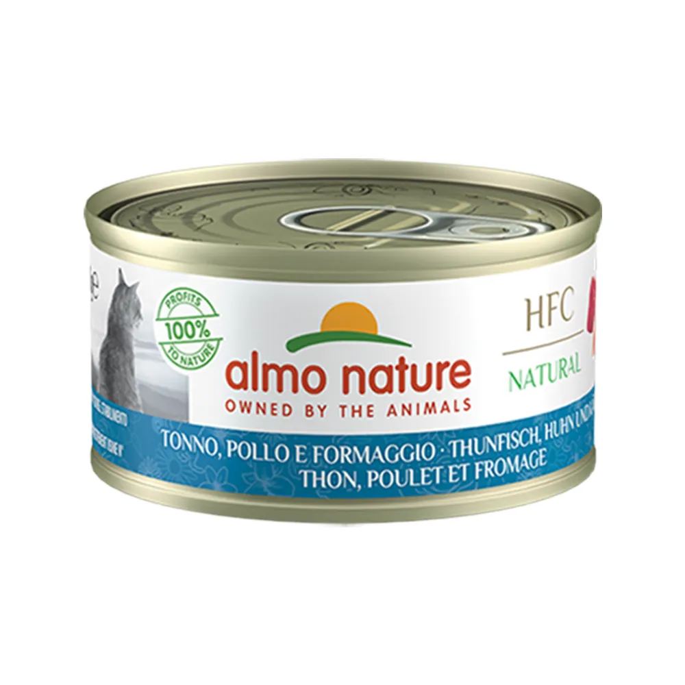 HFC Natural Tuna, Chicken & Cheese Cat Can