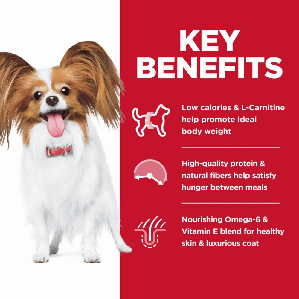Hill's Science Diet Small Paws Adult Light Chicken Meal & Barley Recipe Dry Dog Food