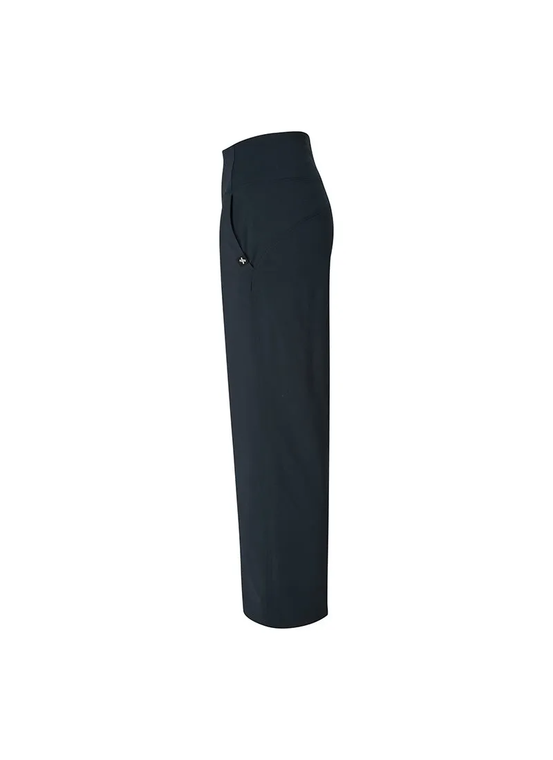Holding Warm Fluffy Wide Pants
