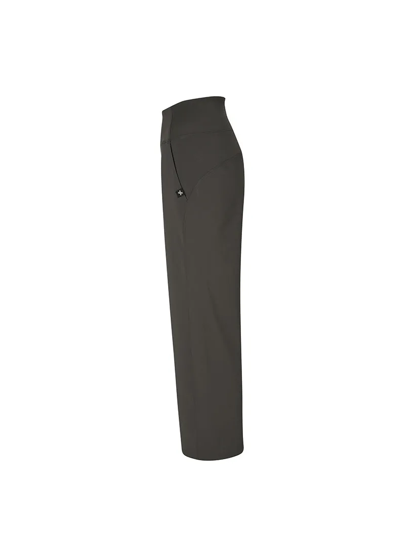 Holding Warm Fluffy Wide Pants