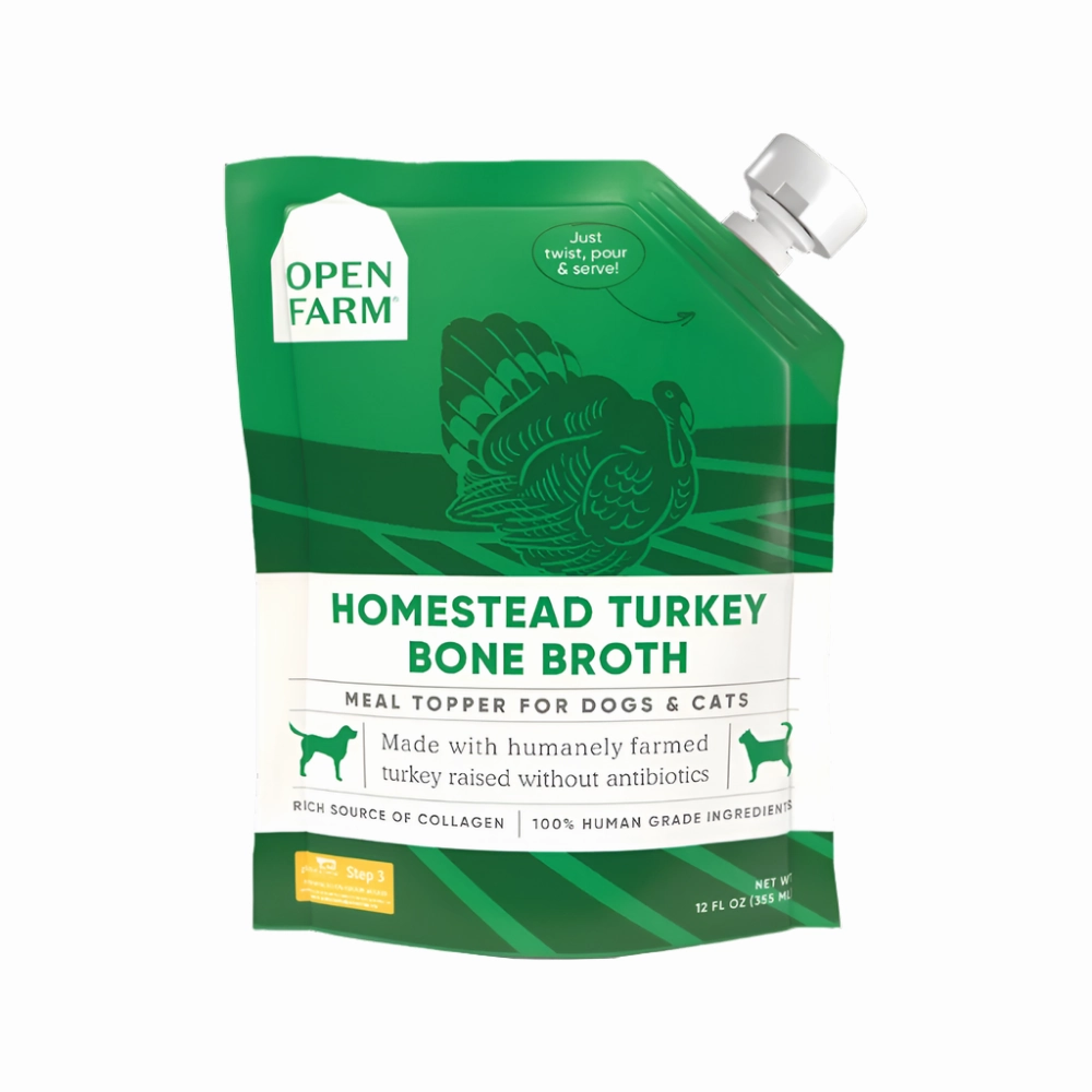 Homestead Turkey Bone Broth Dog Pouch