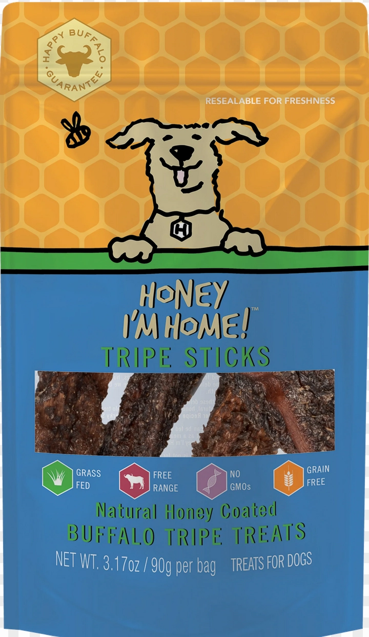 Honey I'm Home Buffalo Tripe Sticks 3.17 oz.