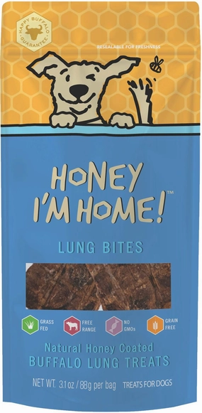 Honey I'm Home Lung Bites 3.1 oz.