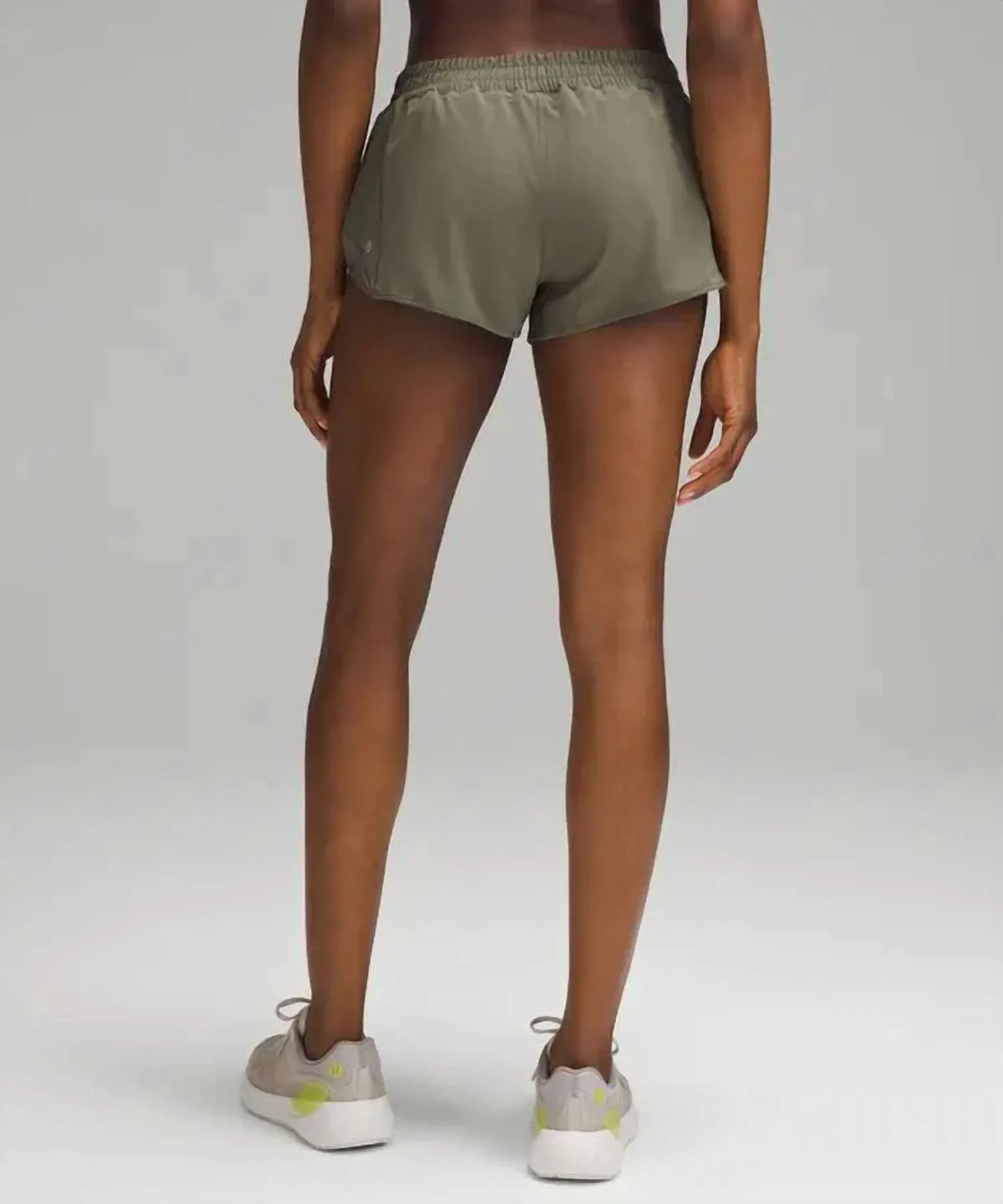 Hotty Hot High Rise Short In Army Green