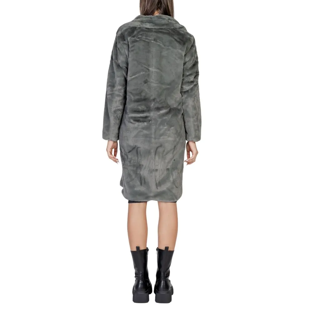 ICHI Polyester Jackets & Women's Coat