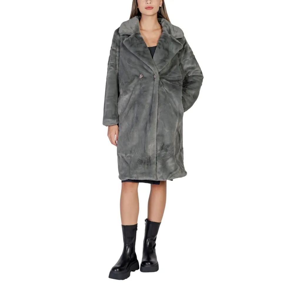 ICHI Polyester Jackets & Women's Coat
