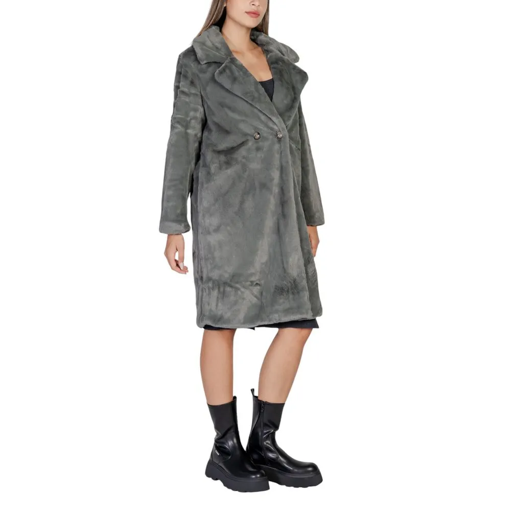ICHI Polyester Jackets & Women's Coat