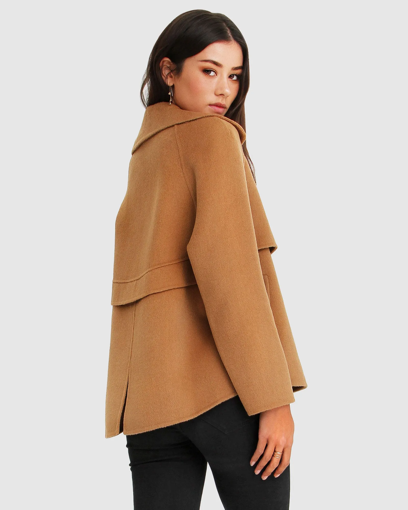 I'm Yours Wool Blend Peacoat