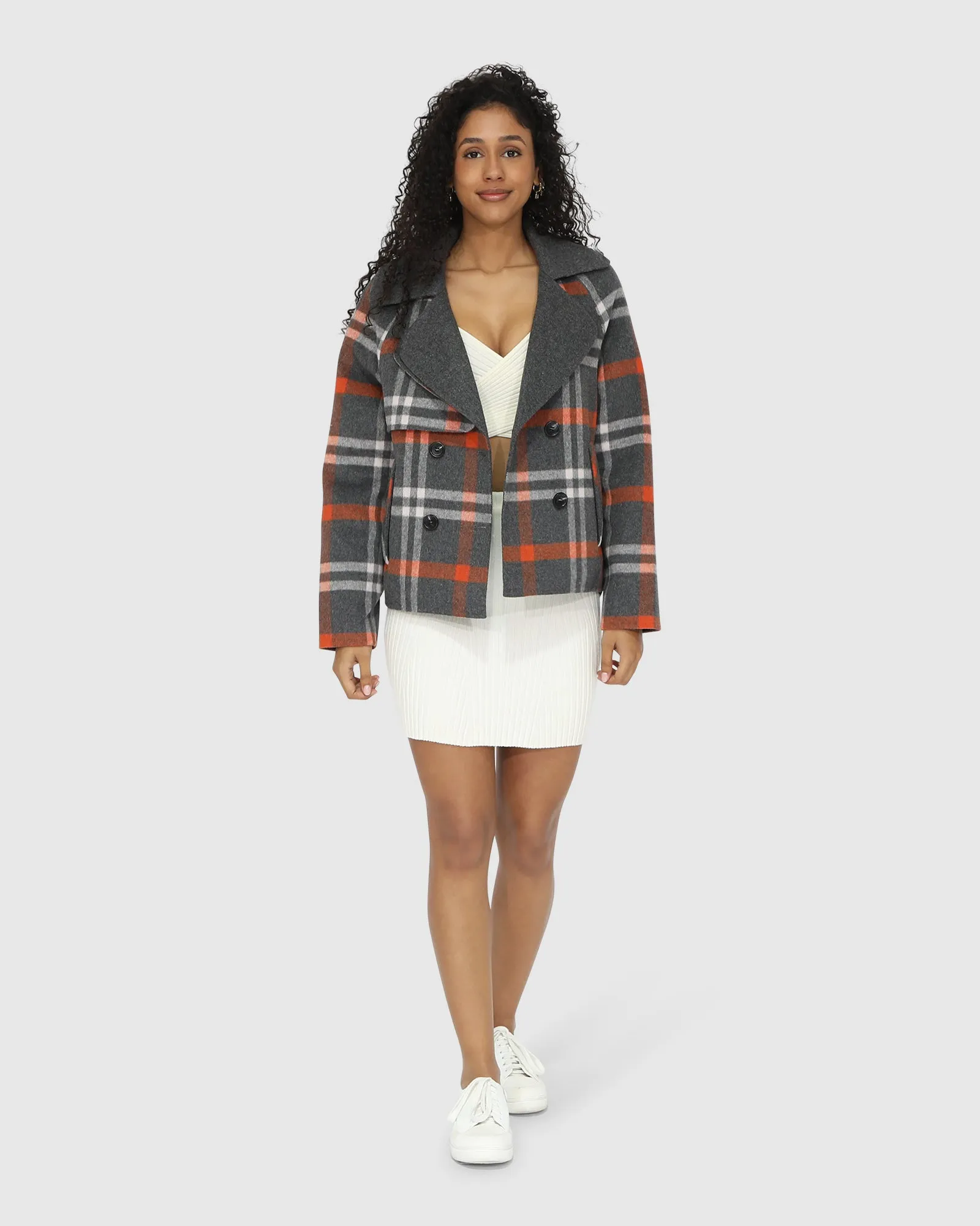 I'm Yours Wool Blend Peacoat