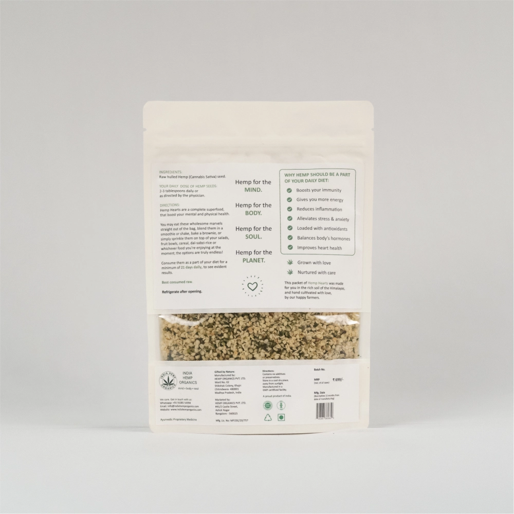 India Hemp Organics Hemp Hearts for Dogs and Cats