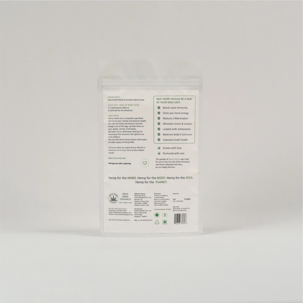 India Hemp Organics Hemp Hearts for Dogs and Cats