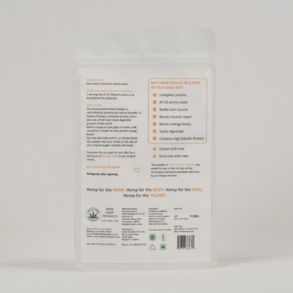 India Hemp Organics Hemp Protein Powder for Dogs and Cats