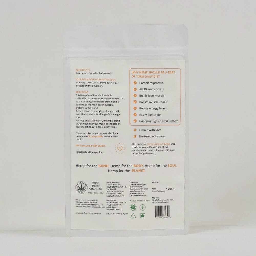 India Hemp Organics Hemp Protein Powder for Dogs and Cats