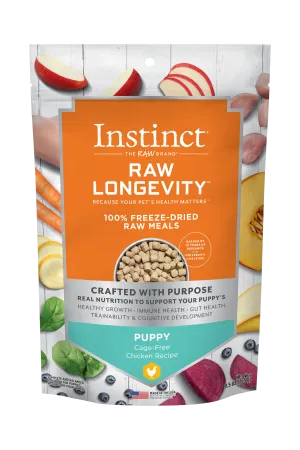 Instinct Longevity Puppy Chicken Bites Freeze Dried Dog Food
