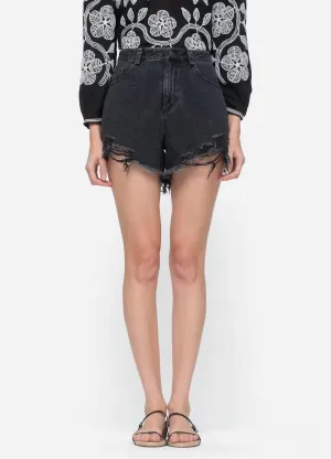 Jamie Twill Shorts In Black