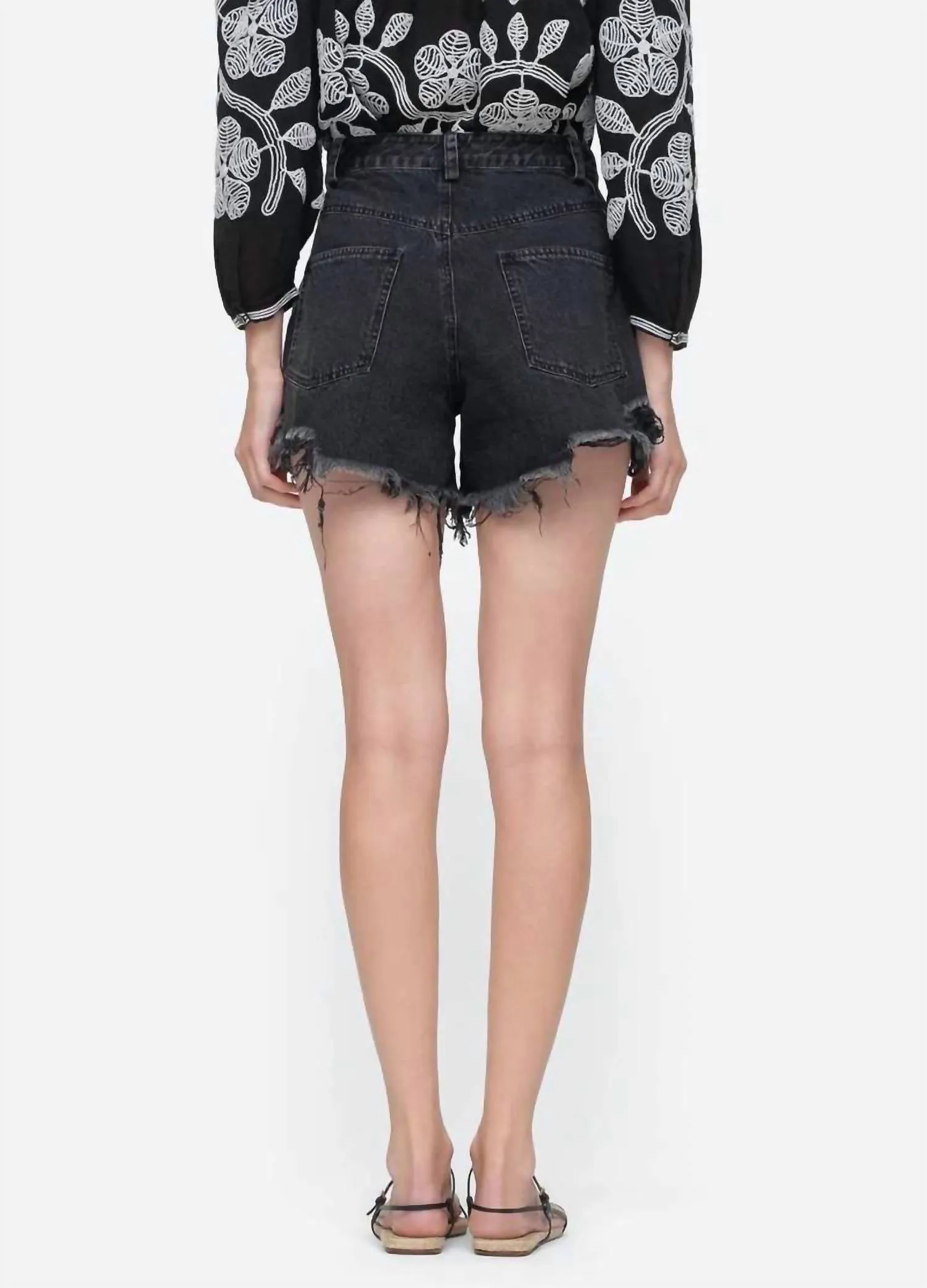 Jamie Twill Shorts In Black