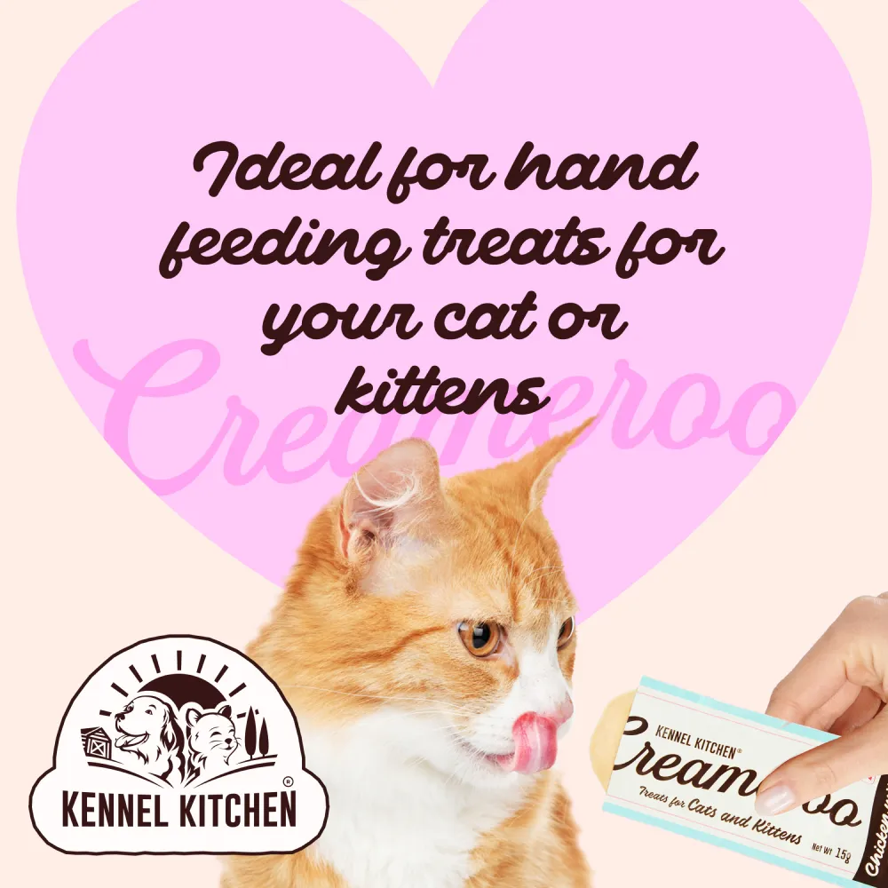 Kennel Kitchen Creameroo Chicken with Mackerel Creamy Cat Treats
