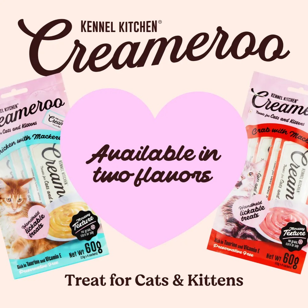 Kennel Kitchen Creameroo Chicken with Mackerel Creamy Cat Treats