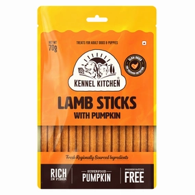 Kennel Kitchen Lamb Sticks with Pumpkin Stick Dog Treats