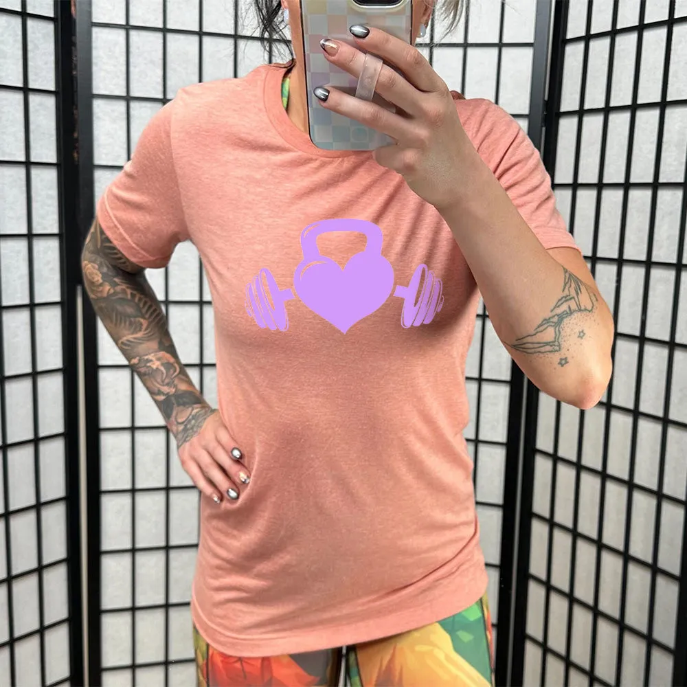 Kettlebell Heart Shirt Unisex