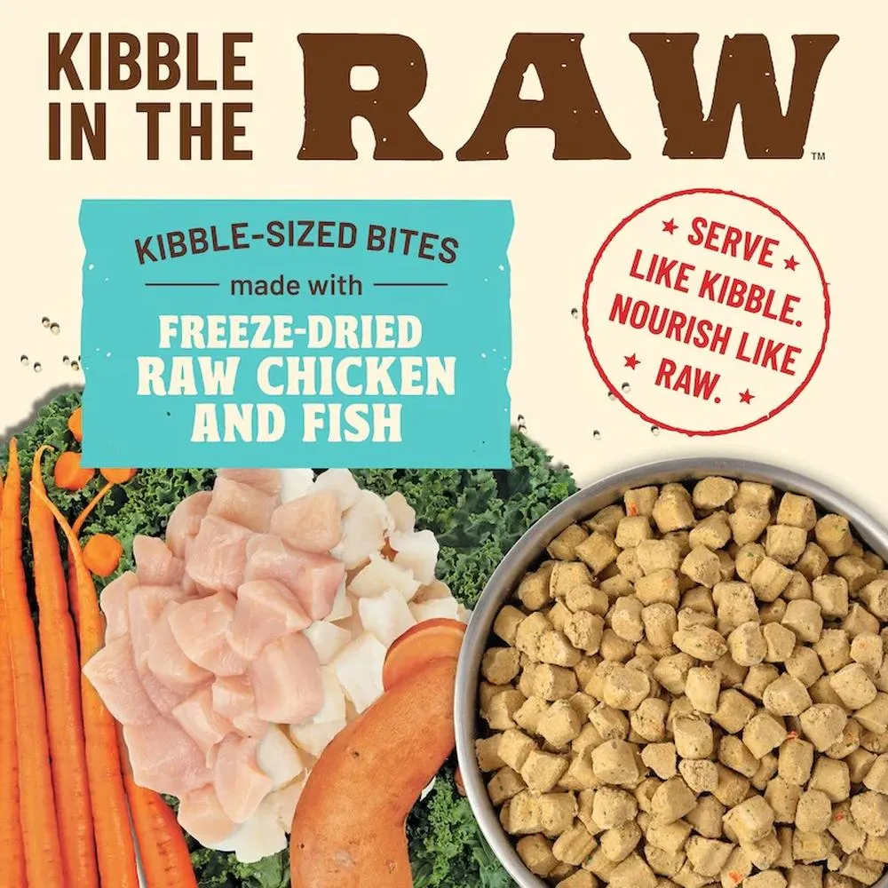 Kibble In The Raw - Freeze Dried Chicken & Fish Cat Food