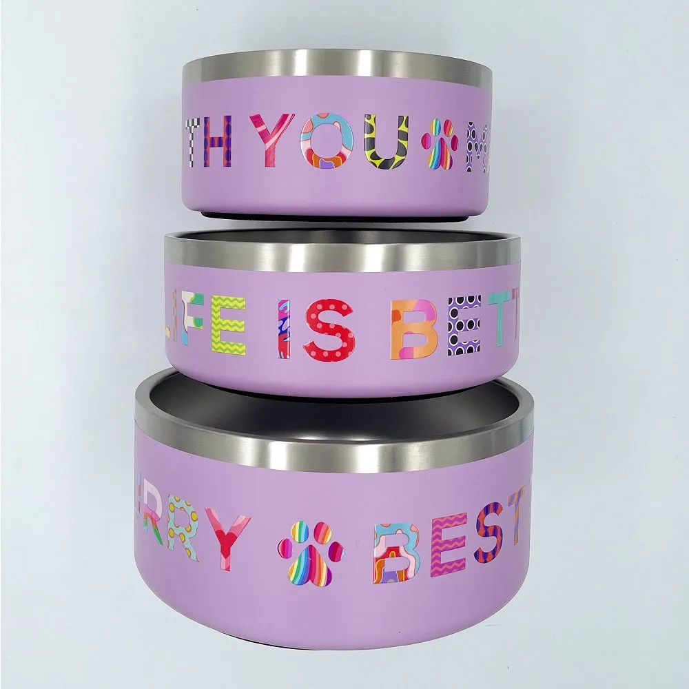 Kiki Stainless Steel Dog Bowl