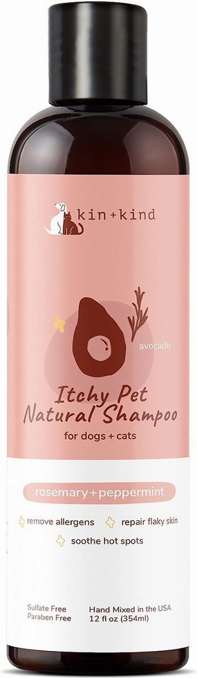Kin   Kind Itchy Dog Shampoo with Rosemary & Peppermint 12 oz.