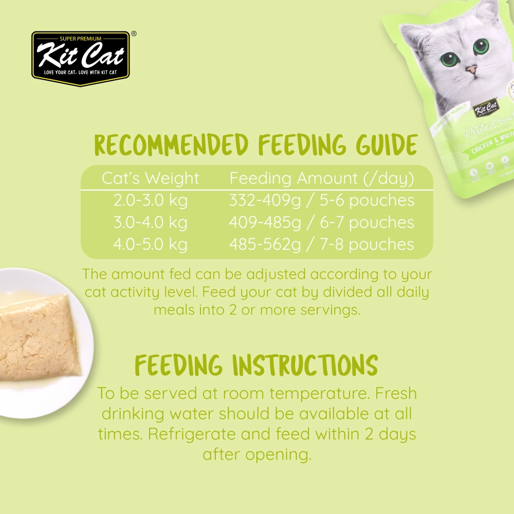 Kit Cat Chicken and Whitefish in Aspic Cat Wet Food