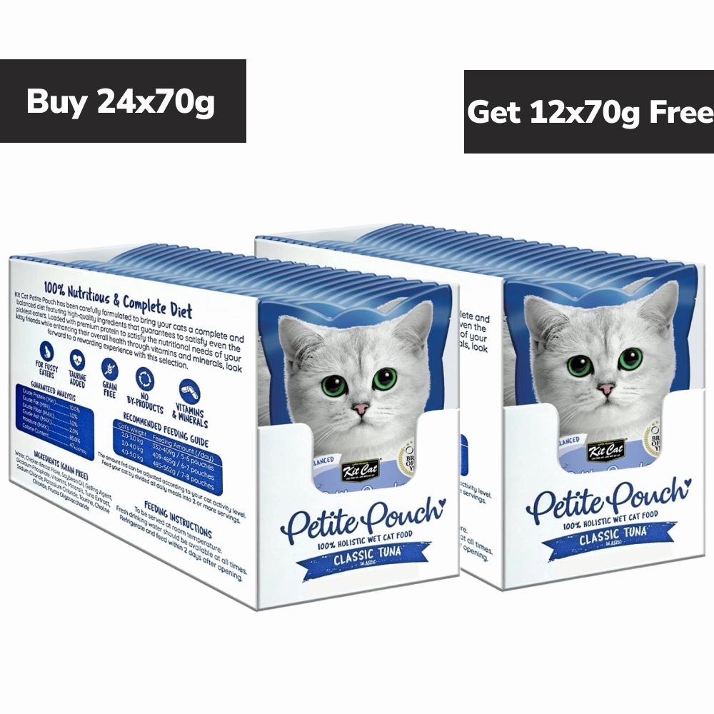 Kit Cat Classic Tuna Cat Wet Food (Buy 2 Get 1 Free)