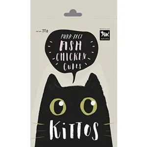 Kittos Purr fect Fish Chicken Cubes Cat Treats