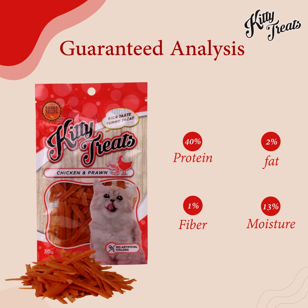 Kitty Treats Chicken with Scallop and Shrimp Flavour Cat Treats Combo