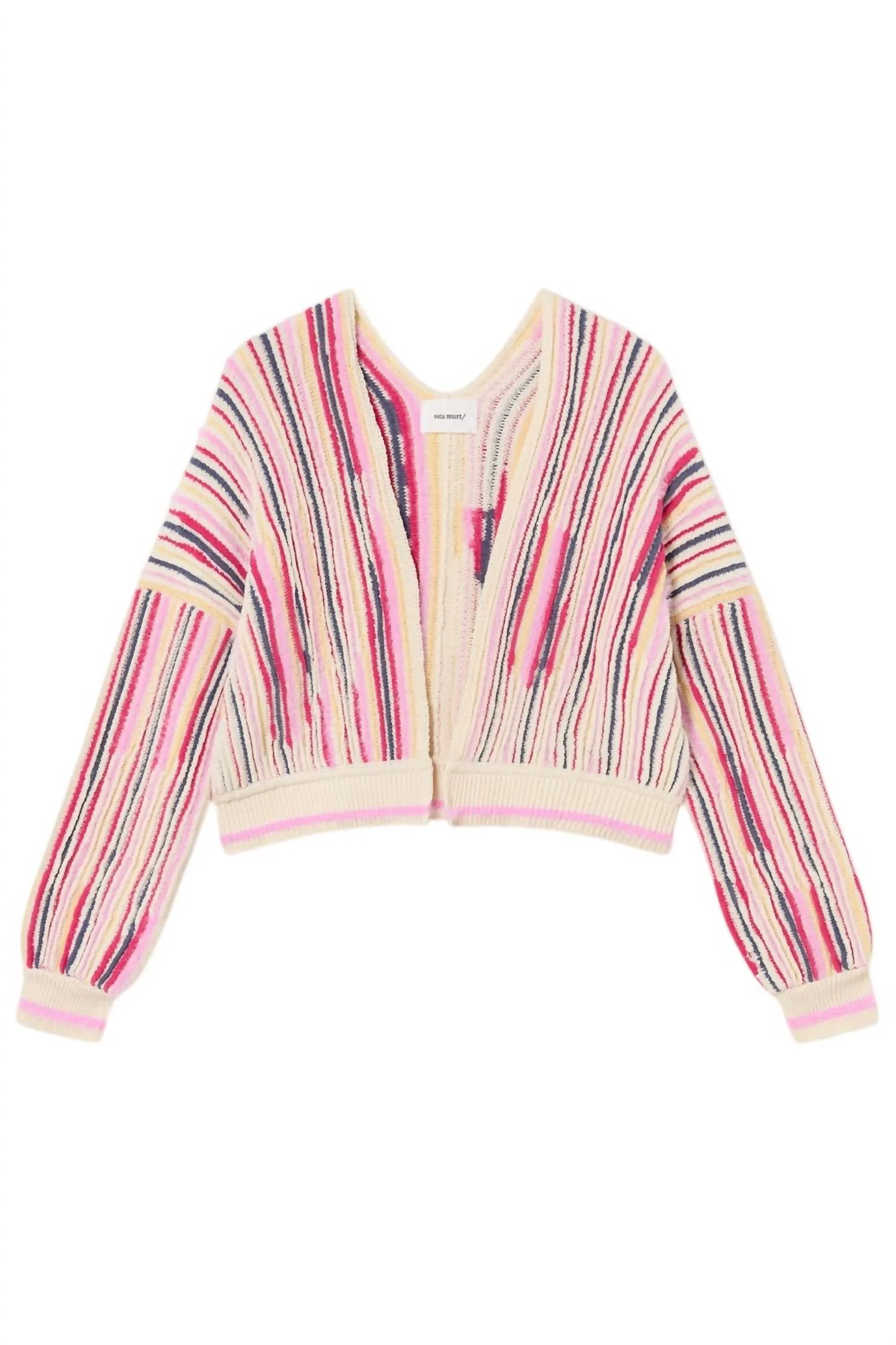 Knitted Jacket In Multicolored